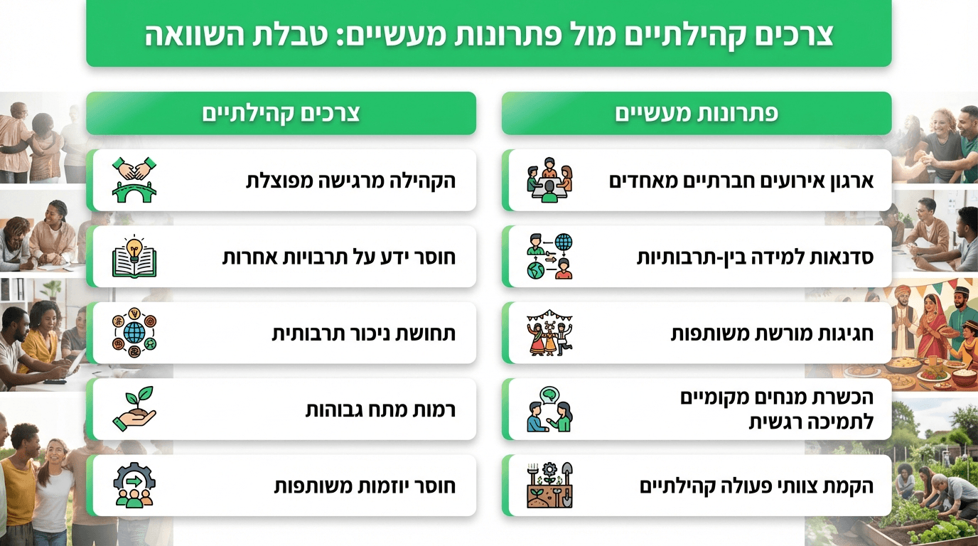 כללי בסיס למעגל שיח קהילתי - הסכמות ועקרונות הנחיה