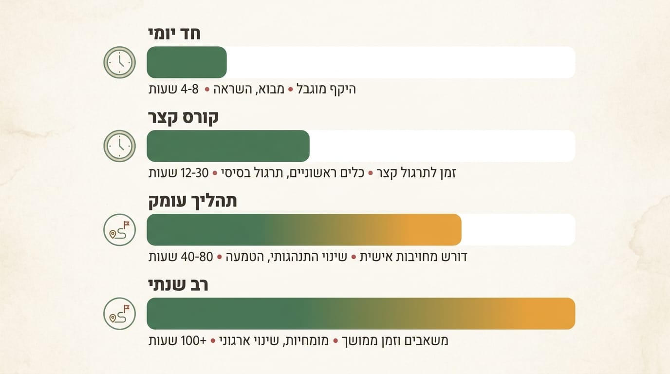 כמה שעות השתלמות חינוך רגשי צריך כדי לראות שינוי אמיתי בכיתה